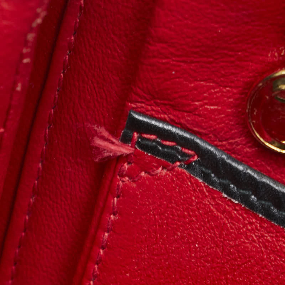 Gucci Bamboo Shoulder Black Top Bag Handle Leather Handbag 2way - Picture 9 of 9